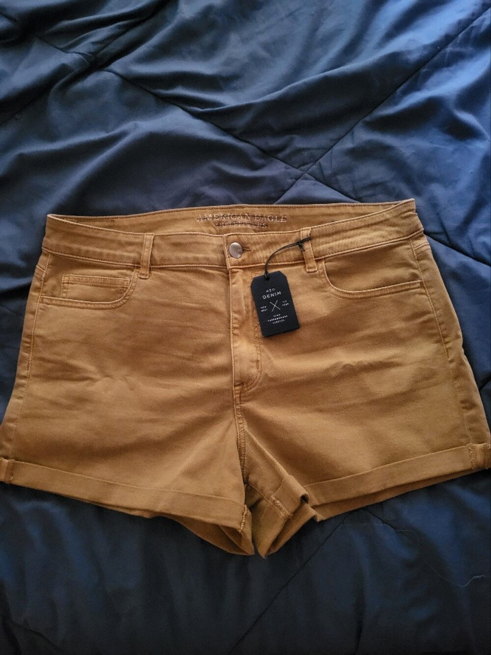 American Eagle Outfitters Tan Jeans Shorts~Size Xl~NWT.